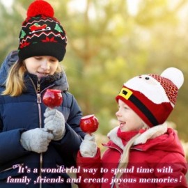Skullies & Beanies LED Light Up Beanie Hat Christmas Cap for Women Children- Party- Bar - Multicolor-028 - C918WL794RI $15.78