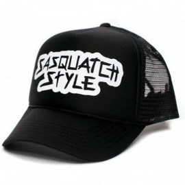 Baseball Caps Sasquatch Style Custom Gone Squatchin' Trucker hat One-Size Unisex Black - C6187RK0LOW $11.87