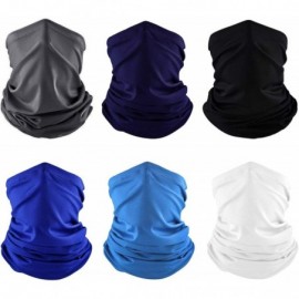 Balaclavas Cooling Neck Gaiters for Men Summer Lightweight Face Covering UV Protection - Color 1 + 6 Pcs - CI198D2RS40 $20.66