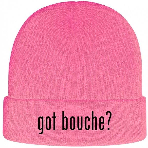 Skullies & Beanies got Bouche? - Soft Adult Beanie Cap - Pink - CQ18AX37S78 $20.26