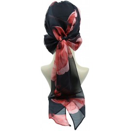 Skullies & Beanies Chemo Headwear Headwrap Scarf Cancer Caps Gifts for Hair Loss Women - Dark Red Black - C8189W2EMMQ $19.76