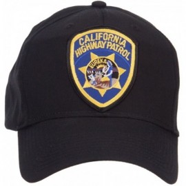 Baseball Caps California Highway Patrol Patched Cap - Black - C4124YMS0RB $43.28