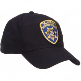 Baseball Caps California Highway Patrol Patched Cap - Black - C4124YMS0RB $23.51