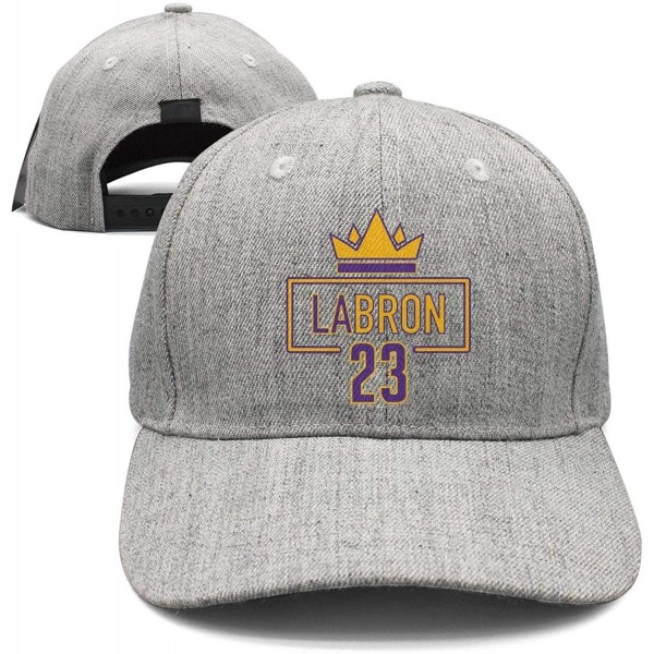 Skullies & Beanies La-bron-23_Funny_Logo Mens Adjustable Fashion mesh Snapback Hat - 23 Labron King-5 - CA18NEHLIG6 $17.64