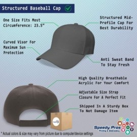 Baseball Caps Custom Baseball Cap U.S. Navy Seal Embroidery Acrylic Dad Hats for Men & Women - Dark Grey - CQ18SEADMSY $17.05