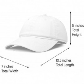 Baseball Caps Womens Cap Adjustable Hat 100% Cotton Black White Gold Lavender Blue Pink Lime Green Hot Pink - White - CR12CJL...