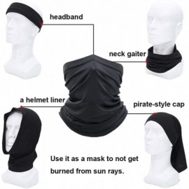 Balaclavas Neck Gaiter Face Bandanas Mask for Women Balaclava for Men Face Scarf Cover for Dust- Sports- Outdoor 4pcs - CT198...