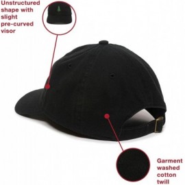 Baseball Caps Evergreen Tree Embroidered Dad Hat - Adjustable Polo Style Cap for Men & Women - Black - CE18L9T7YRI $13.80