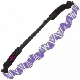 Headbands Women's Adjustable NO SLIP Wave Hippie Headband - Purple - CD1221O5PC7 $23.60
