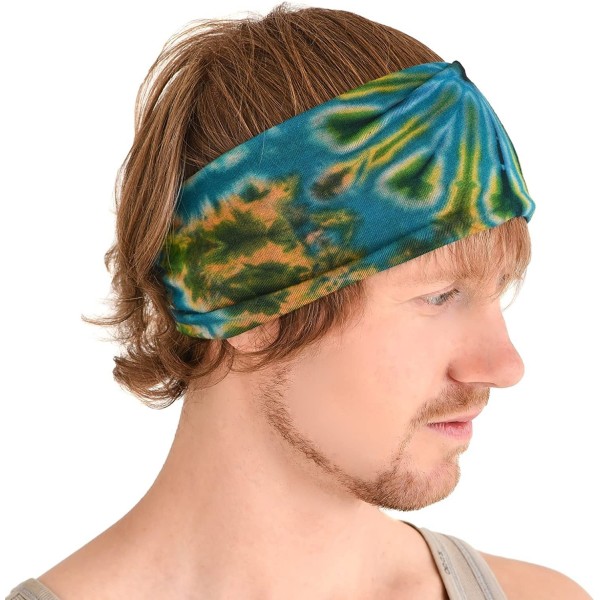 Headbands Charm Womens Headband Running Bandana - Mens Workout Elastic Head Sweat Band - Aa - CH1832X2064 $12.94