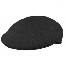 Newsboy Caps Mens Knitted Polyester Ivy Ascot Newsboy Hat Cap Black - CE115W01W39 $8.56