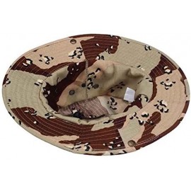 Cowboy Hats Fishing Sun Boonie Hat Waterproof Summer UV Protection Safari Cap Outdoor Hunting Hat - Khaki - CO18TIUO5T2 $9.22