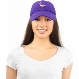 Baseball Caps Flamingo Hat Women's Baseball Cap - Purple - C018M630794 $10.33