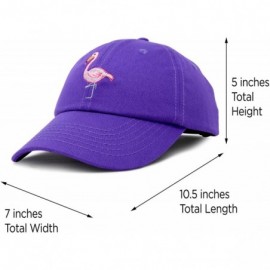 Baseball Caps Flamingo Hat Women's Baseball Cap - Purple - C018M630794 $10.33