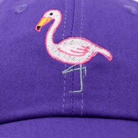 Baseball Caps Flamingo Hat Women's Baseball Cap - Purple - C018M630794 $10.33