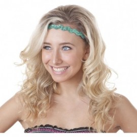 Headbands Women's Bling Glitter Adjustable No Slip Bulk Headbands Gift Sets 10pk - Wave Bold & Pastel 10pk - C812ID6YL3V $28.65