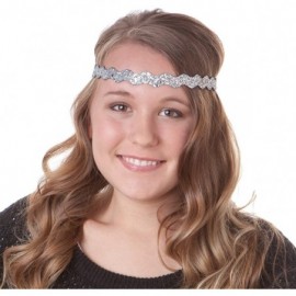 Headbands Women's Bling Glitter Adjustable No Slip Bulk Headbands Gift Sets 10pk - Wave Bold & Pastel 10pk - C812ID6YL3V $28.65