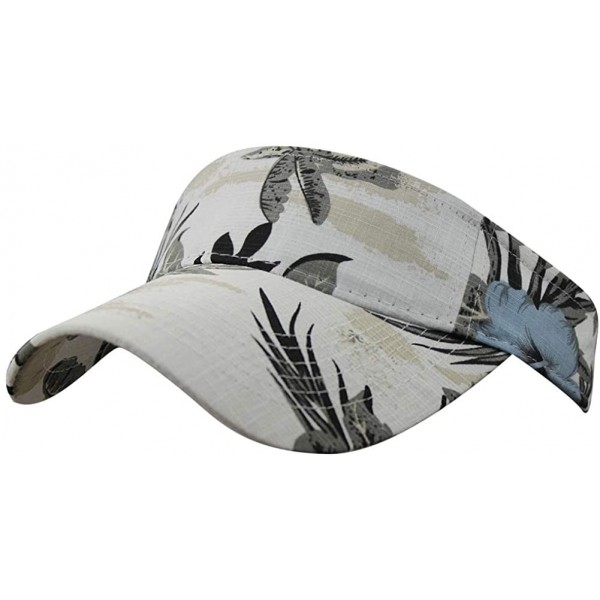 Baseball Caps Summer Outdoor Sports Beathable Long Brim Empty Top Baseball Sun Cap Hat Visor - Tree White - CR18R8C5HK0 $10.60