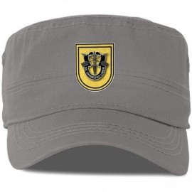 Baseball Caps US Army Flash 1st Special Forces Group Cadet Army Cap Flat Top Sun Cap Military Style Cap - Gray - CS18XT2WAAM ...