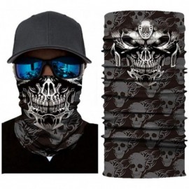 Balaclavas Skull Face Mask- Rave Bandana- Neck Gaiter- Scarf- Summer Balaclava for Dust Wind UV Protection - Ssc - CV198SLYCR...