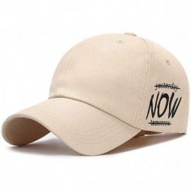 Baseball Caps Classic Unisex Baseball Hats Cotton Ball Cap Trucker Hat - Ynt-beige - CS199GC2QLO $8.42