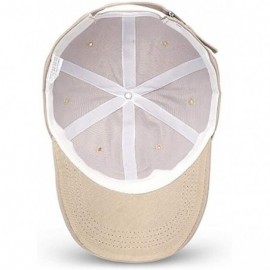 Baseball Caps Classic Unisex Baseball Hats Cotton Ball Cap Trucker Hat - Ynt-beige - CS199GC2QLO $8.42