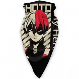 Balaclavas Todoroki Academia Outdoor Windproof Bandana - Black - C7197SWMOEL $16.56