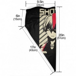 Balaclavas Todoroki Academia Outdoor Windproof Bandana - Black - C7197SWMOEL $16.56