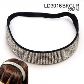 Headbands Rhinestone Headband Black - CC18SWRT0CO $8.38
