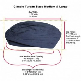Skullies & Beanies Turban Hat Cap for Women Stylish Cotton Chemo Beanie Hat Caps - Blue Lake - CZ18IYQ9LZ9 $17.77