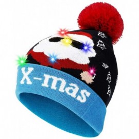 Skullies & Beanies LED Light Up Beanie Hat Christmas Cap for Women Children- Party- Bar - Multicolor-011 - CJ18WKI5HSN $30.81