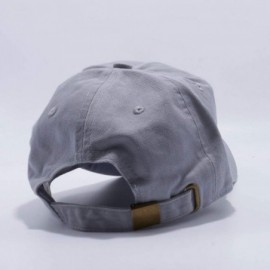 Baseball Caps Cotton Adjustable Baseball Classic Ballcap - Grey(2pcs) - CY18UNZ4D7H $10.13
