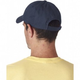 Baseball Caps Men's Classic Cut Washed Chino Unconstructed Twill Cap - Navy - CB1147605V9 $15.47