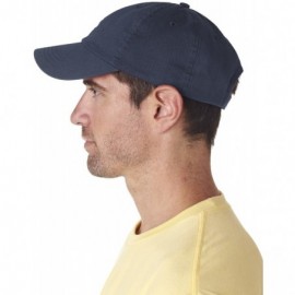 Baseball Caps Men's Classic Cut Washed Chino Unconstructed Twill Cap - Navy - CB1147605V9 $15.47