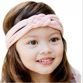 Headbands Elastic Flower Printed Turban Head Wrap Headband Twisted Hair Band - Lavender - CY12N785T7G $7.69