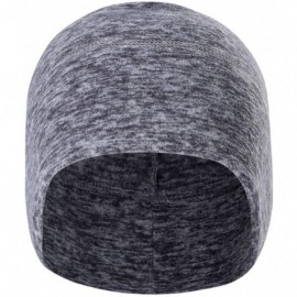 Skullies & Beanies Beanie Cap Fleece Watch Hats for Men Winter Soft Warm Skull Caps for Women for Jogging- Cycling - Grey - C...