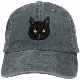 Cowboy Hats Black Cats are Not Alike Trend Printing Cowboy Hat Fashion Baseball Cap for Men and Women Black - Asphalt - CH18C...