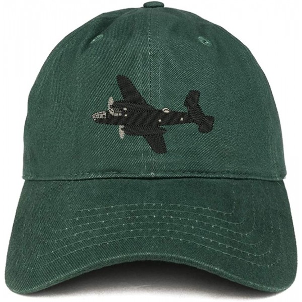 Baseball Caps Warbirds Plane Embroidered Unstructured Cotton Dad Hat - Hunter - CJ18S29QZK6 $15.70