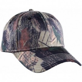 Baseball Caps Baseball Caps for Men-Adjustable Fishing Hiking Trucker Hats Sports Sun Cap - 5-green(leaf Patterned) - CZ186OE...