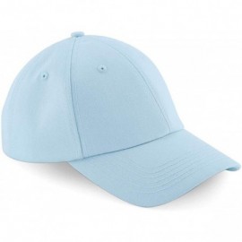 Baseball Caps Unisex Authentic 6 Panel Baseball Cap - Solid White - C917YU9HL5W $8.83