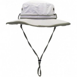 Sun Hats Mens Sun Hat with Neck Flap Quick Dry UV Protection Caps Fishing Hat - Off White - C6126SGEYSZ $15.11