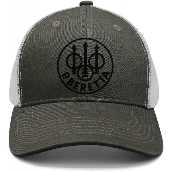 Baseball Caps Style Beretta-Logo- Snapback Hats Designer mesh Caps - Army-green-27 - C118RH0E472 $22.08