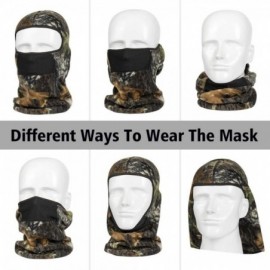 Balaclavas Ski Mask Half Face Mask Windproof Neck Warmer for Snow Skiing - 2991-black Brown - CP18AOXMNU2 $10.64