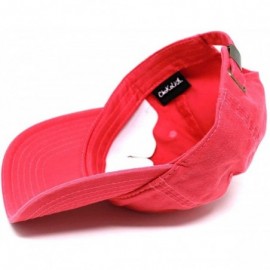 Baseball Caps Elephant Dad Hat Cotton Baseball Cap Polo Style Low Profile - Hot Pink - CA18N8R2YU0 $14.12