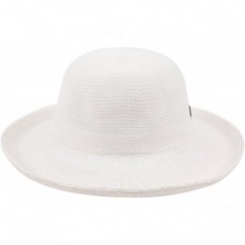 Sun Hats Women's Victoria Straw Hat cl2686 - White - CD182XNR2SU $16.86