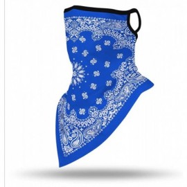 Balaclavas Women Seamless Bandana Triangle Face Scarf Ear Loops Neck Gaiter Cover- Motorcycle Face Bandana for Women Men - CI...