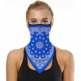 Balaclavas Women Seamless Bandana Triangle Face Scarf Ear Loops Neck Gaiter Cover- Motorcycle Face Bandana for Women Men - CI...