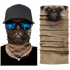 Balaclavas Pug Print Face Mask- Rave Bandana- Neck Gaiter- Scarf- Summer Balaclava for Dust Wind UV Protection - CW197ZXAMQ8 ...