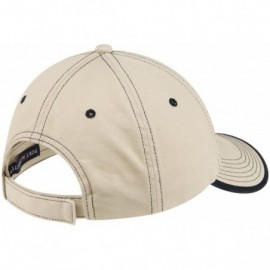 Baseball Caps Men's Vintage Washed Contrast Stitch Cap - Navy - CW111GGCHCD $8.69