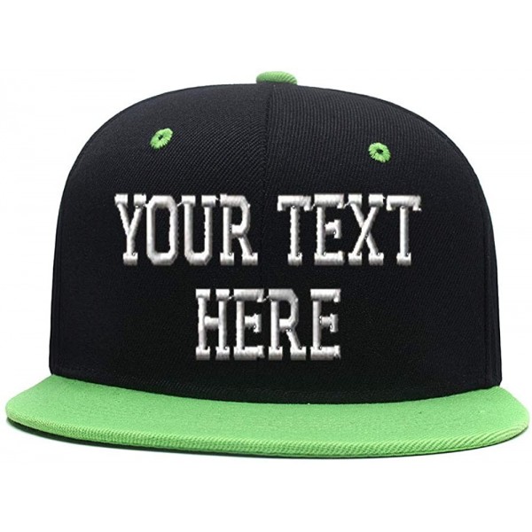 Baseball Caps Custom Ponytail Baseball Cap Personalized Messy Bun Hat Mesh Visor Trucker Hat - Hip-hop Green - CZ18GZEI69O $1...